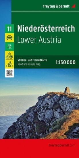 Freytag & Berndt Dolné Rakúsko 1:150 000 / cestná a rekreačná mapa