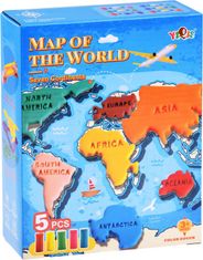 Joko Súprava plastelíny a vykrajovačov Mapa sveta