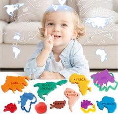 Joko Súprava plastelíny a vykrajovačov Mapa sveta