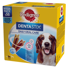 Pedigree Dentastix Daily Oral Care dentálne maškrty pre psy stredných plemien 56 ks (1440 g)