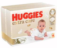 Huggies Mesačné balenie Extra Care č.3 - 144 ks
