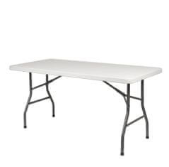 YOUR BRAND New York cateringový skladací stôl 183x76 cm - biely
