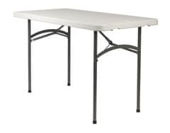 YOUR BRAND New York cateringový skladací stôl 122x61 cm - biely