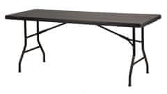 YOUR BRAND New York cateringový skladací stôl 183x76 cm - čierny