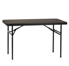 YOUR BRAND New York cateringový skladací stôl 122x61 cm - čierna 