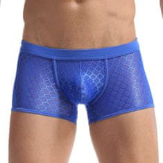 Temptly Sexy pánske sieťované boxerky modré veľkosť L/XL