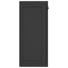 Vidaxl Vonkajšia úložná skrinka čierna 65x37x85 cm PP