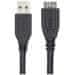Nedis kábel USB 3.0/ zástrčka USB-A - zástrčka USB-Micro B/ čierny/ bulk/ 1m