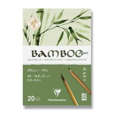 Clairefontaine Akvarelový blok Bamboo A5, 20 listov, 250 g