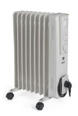 G21 Olejový radiátor Etna biely, 9 rebier, 2000 W