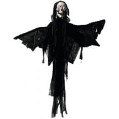 Europalms Halloween anjel smrti, s motorčekom, zvukom a LED