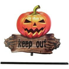 Europalms Halloween tekvica "KEEP OUT", 50 cm