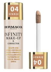 Dermacol Vysoko krycí make-up a korektor Infinity (Multi-Use Super Coverage Waterproof Touch) 20 g (Odtieň 02 Beige)