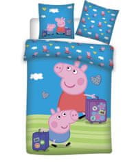 BrandMac Cestovná detská posteľná bielizeň Peppa Pig 