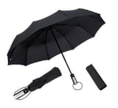 Popron.cz Automatický skládací deštník - černý (APT)