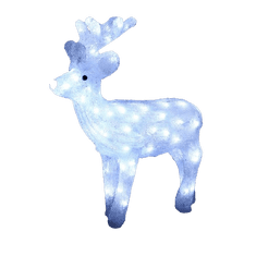 ACA Lightning LED vianočný sob, 49 cm, vonkajšie aj vnútorné, studená biela