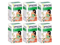 Tipson Tipson Organic Beauty SHAPE UP zelený čaj v sáčkoch 25 x 1,5 g x6