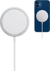 4DAVE magnetická bezdrátová nabíječka 15W (kompatibilní s iPhone 12 MagSafe)