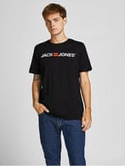 Jack&Jones 3 PACK - pánske tričko JJECORP Slim Fit 12191330 Black/White/Navy (Veľkosť XL)