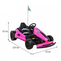 RAMIZ Elektrická formula Speed 7 Drift King s funkciou driftovania Ružová
