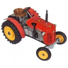 KOVAP Traktor Zetor 25A, kovový na kľúčik, červený 15 cm
