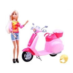 Anlily ANLILY Bábika Barbie so skútrom