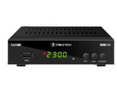 Cabletech Set-top box CABLETECH URZ0336B, DVB-T2/C, H.265 HEVC, scart