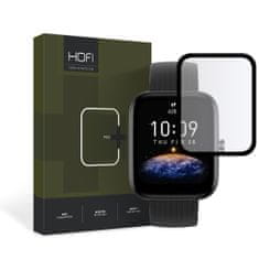 Hofi Hybrid ochranné sklo na Amazfit Bip 3 / 3 Pro, čierne