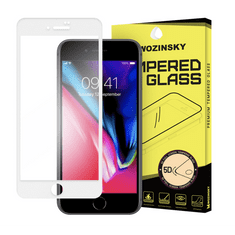 WOZINSKY Wozinsky 9H tvrdené sklo na celý displej iPhone 7/8 SE, biele