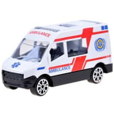 BB-Shop Ambulancia sada 6 kusov kovových rezorkov ZA3505