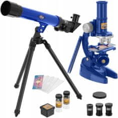 KOMFORTHOME Mikroskop Teleskop pre deti Vzdelávacia sada XL