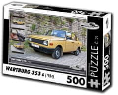 RETRO-AUTA© Puzzle č. 21 Wartburg 353 s (1984) 500 dielikov