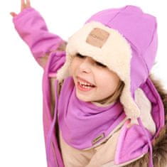 MOONRISE Fashion Zimný detský nákrčník fuchsia