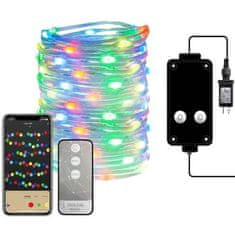 Immax Vánoční osvětlení (07736L) NEO LITE Smart vánoční LED osvětlení - řetěz 16m, 160ks RGB diod,, WiFi, TUYA