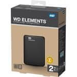 Western Digital Disk Elements Portable 2TB, USB 3.0, 2.5" externý, Black