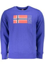 NORWAY 1963  Perfektná Pánska Mikina Modrá Farba: Modrá, Veľkosť: L