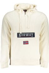 NORWAY 1963  Perfektná Pánska Mikina Biela Farba: Biela, Veľkosť: XL