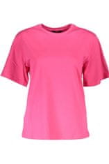 Cavalli Class  Perfektné Dámske Tričko Krátky Rukáv Ružová Farba: ružová, Veľkosť: XL