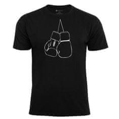  Boxerské Rukavice Prémiové Pánske Tričko krátky rukáv čierne Farba: čierna, Veľkosť: S