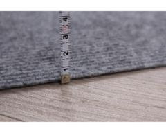 Betap AKCIA: 400x700 cm SUPER CENA: Sivý výstavový koberec Budget metrážny (Rozmer metrového tovaru Bez obšitia)