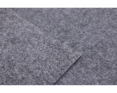 Betap AKCIA: 230x577 cm SUPER CENA: Sivý výstavový koberec Budget metrážny (Rozmer metrového tovaru Bez obšitia)