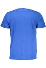 GianMarco Venturi  Perfektné Pánske Tričko Krátky Rukáv Modrá Farba: Modrá, Veľkosť: XL