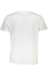 GianMarco Venturi  Perfektné Pánske Tričko Krátky Rukáv Biela Farba: Biela, Veľkosť: XL