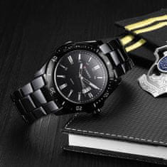 Smart Plus CURREN 8110 Pánske hodinky s japonským kremenným pohybom: Módne, nerezová oceľ, luxusná značka Elegance