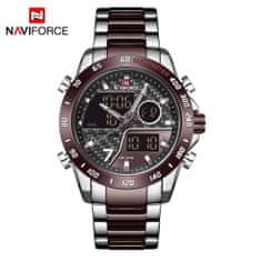 Smart Plus NAVIFORCE 9171 SBEBE Luxusné náramkové hodinky: Módne, športové Quartz, mužské hodinky - Reloj Navy Force Elegance