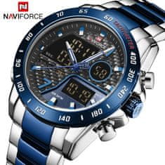 Smart Plus NAVIFORCE 9171 SBEBE Luxusné náramkové hodinky: Módne, športové Quartz, mužské hodinky - Reloj Navy Force Elegance