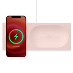 Elago Charging Tray for MagSafe - Silikónový organizér 2 v 1 pre Iphone 12, ružový