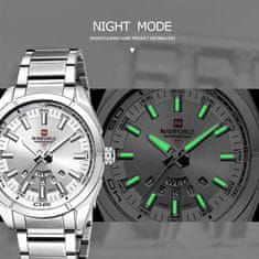 Smart Plus Pánske športové hodinky Naviforce 9038 Quartz: Luxusné vodotesné náramkové hodinky z nehrdzavejúcej ocele pre moderného gentlemana