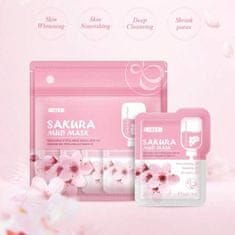 Bodybite Japonská bahenná maska sakura (12ks) | SAKURACLAY