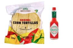 LaProve Tortilla Pravé mexické tortilly s Nixtamalom, vegánske, non-GMO 500G & TABASCO Red 57 ml